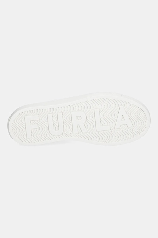 Furla sneakersy skórzane Enjoy Lace-Up Sneaker YJ10ENJ.BX4054.4187S biały