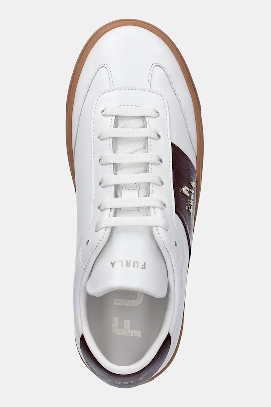 Furla sneakersy skórzane Enjoy Lace-Up Sneaker biały YI79ENJ.BX3711.4236S