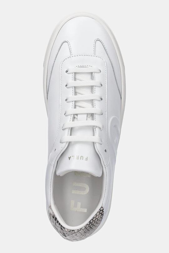 Usnjene superge Furla Enjoy Lace-Up Sneaker bela YJ10ENJ.BX4054.4189S