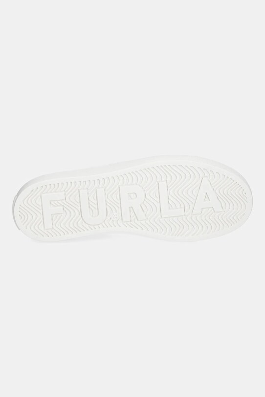 Furla sneakersy skórzane Enjoy Lace-Up Sneaker YJ10ENJ.BX4054.4189S biały