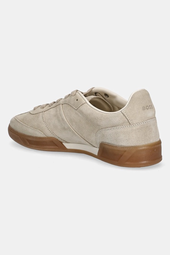 Încălțăminte BOSS sneakers din piele întoarsă Brenta 50536645.275 bej