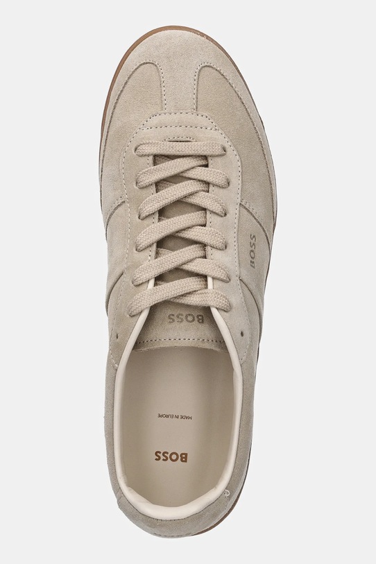 BOSS sneakers din piele întoarsă Brenta bej 50536645.275