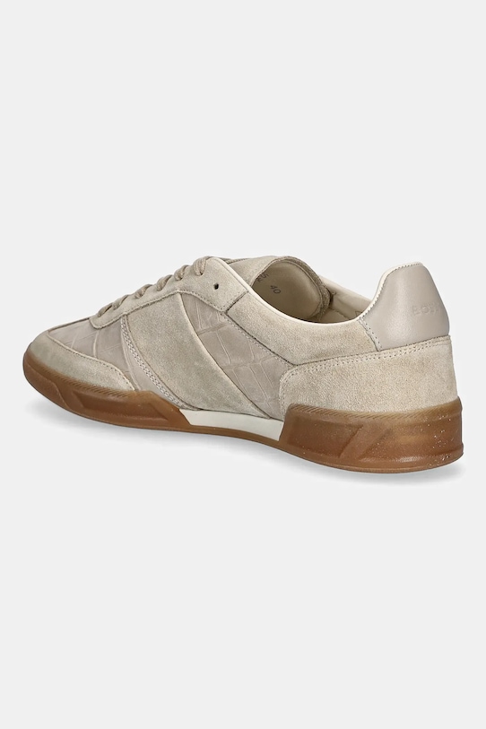 Încălțăminte BOSS sneakers din piele întoarsă Brenta 50547825.275 bej