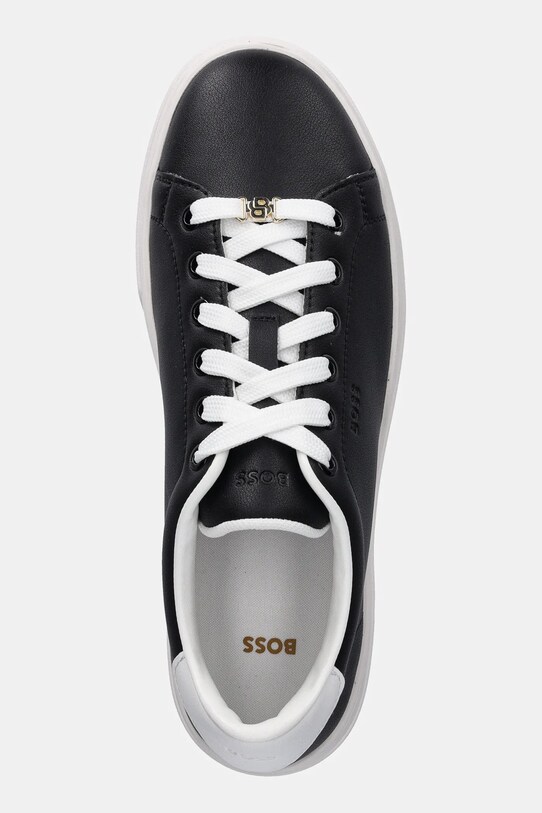 BOSS sneakersy skórzane Kieran czarny 50548110.001