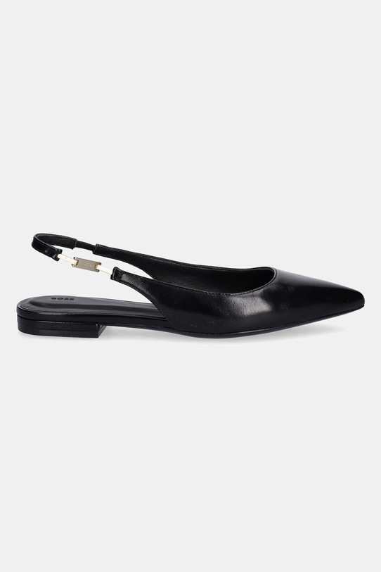 BOSS balerini de piele Gracey 50548586.001 negru AW25