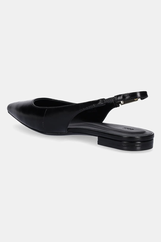 Încălțăminte BOSS balerini de piele Gracey 50548586.001 negru