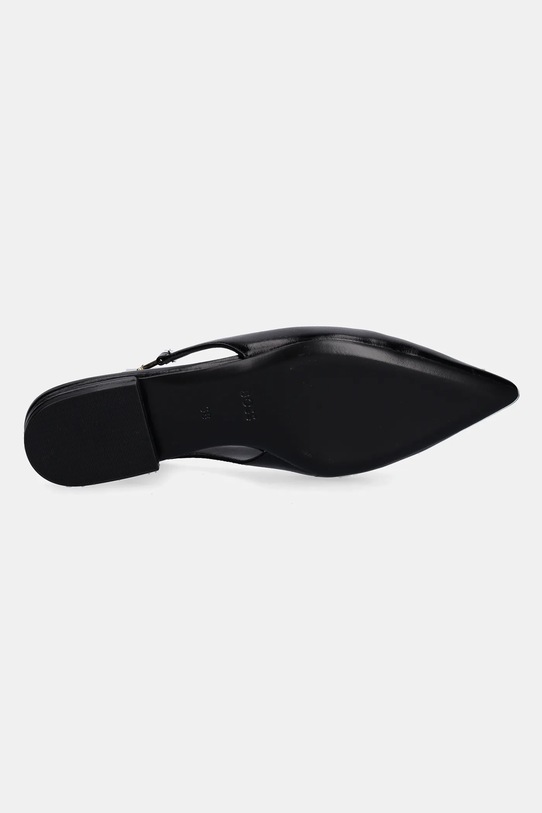 BOSS balerini de piele Gracey 50548586.001 negru