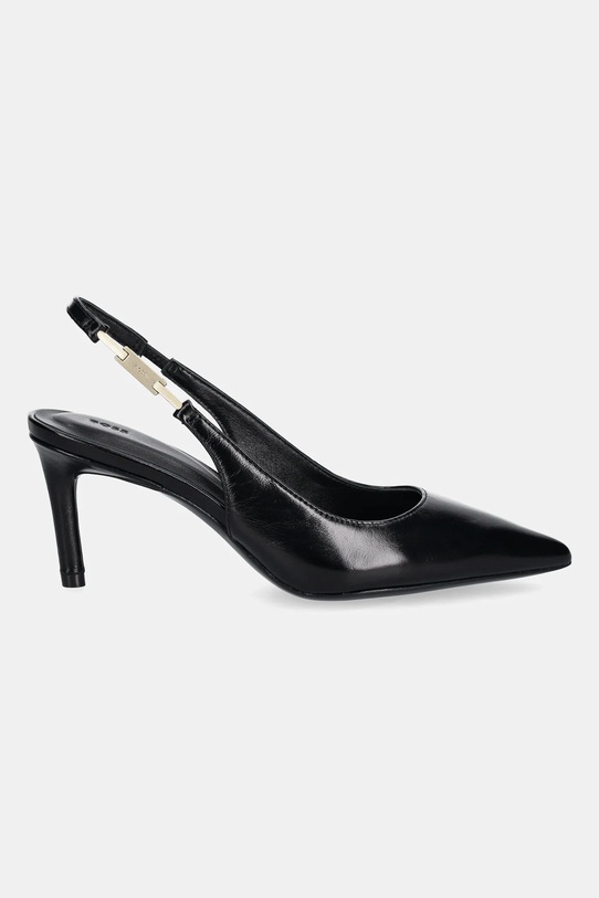 Кожени обувки с тънък ток BOSS Gracey 50548596.001 черен AW25