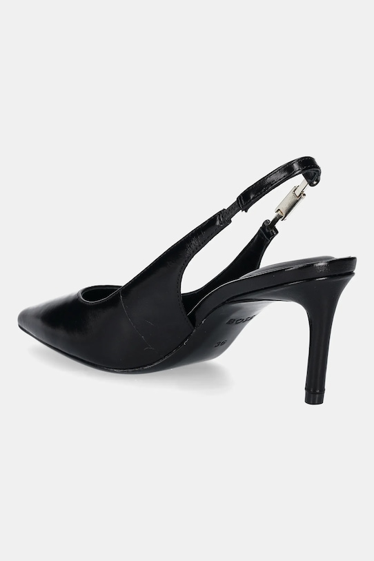 Obuwie BOSS szpilki skórzane Gracey 50548596.001 czarny