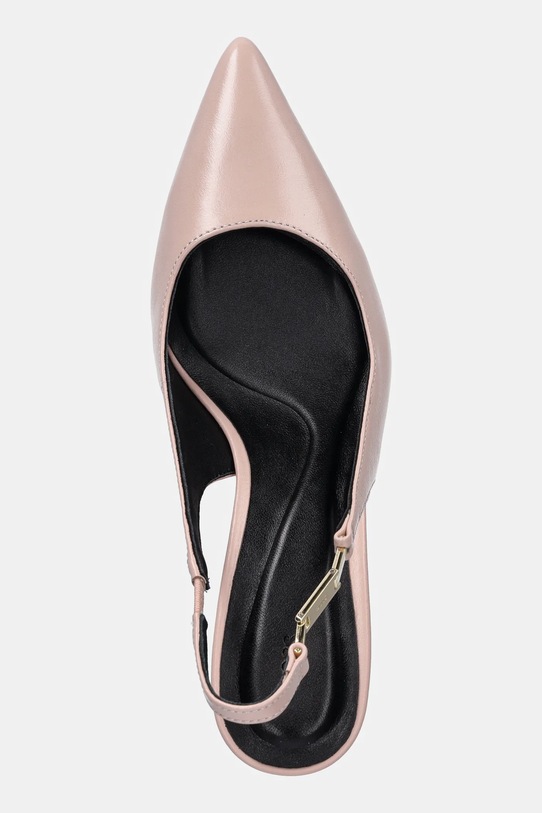 BOSS szpilki skórzane Gracey różowy 50548596.556