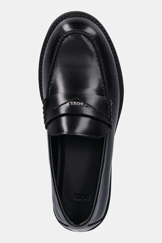 BOSS mocassini in pelle Eleri nero 50548761.001