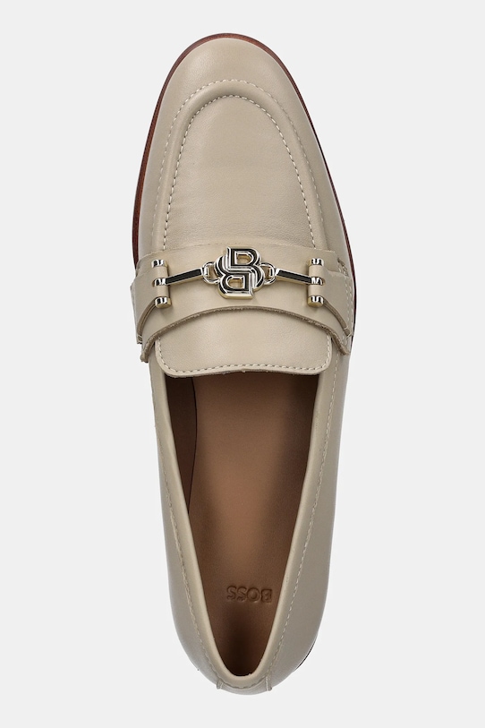BOSS mocasini de piele Helyan bej 50548788.275