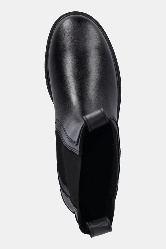 Tommy Hilfiger sztyblety skórzane TH LTHR MID CHELSEA czarny FW0FW08770