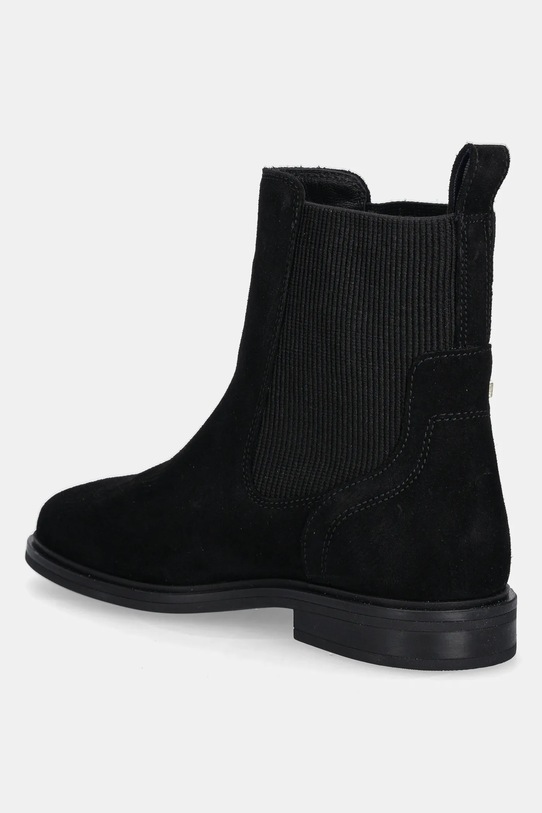 Boty Semišové kotníkové boty Tommy Hilfiger FLAG SUEDE CHELSEA BOOT FW0FW08780 černá