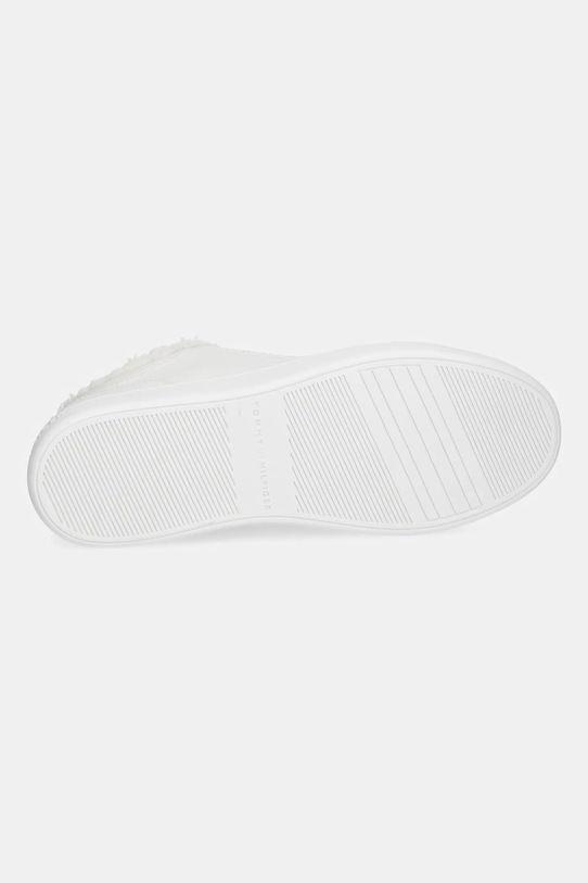 Tommy Hilfiger sneakersy skórzane CASUAL CUPSOLE SNEAKER WL FW0FW08824 biały