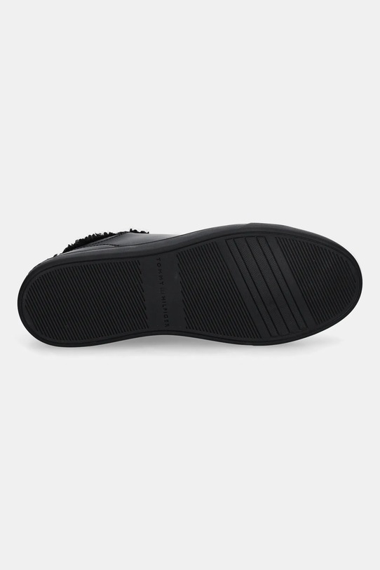 Шкіряні кросівки Tommy Hilfiger CASUAL CUPSOLE SNEAKER WL FW0FW08824 чорний