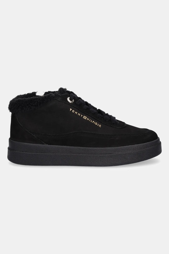 Tommy Hilfiger sneakersy nubukowe MODERN COURT SNEAKER MC WL FW0FW09000 czarny NC25