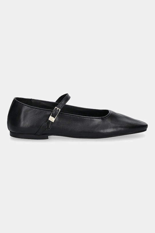 Tommy Hilfiger baleriny skórzane SMOOTH LEATHER MARYJANE FW0FW09152 czarny AW25