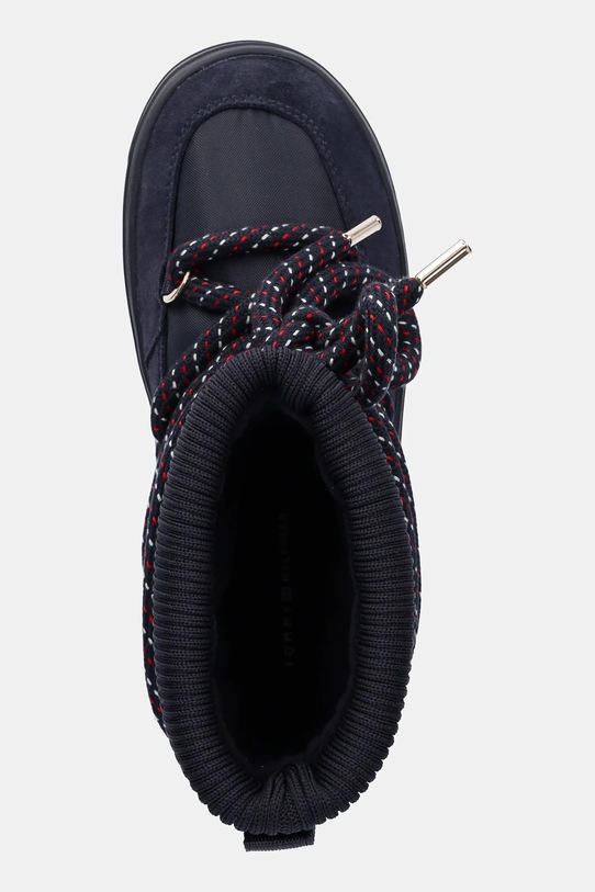 Tommy Hilfiger śniegowce TOMMYTECH RWB SNOWBOOT WARM granatowy FW0FW09163