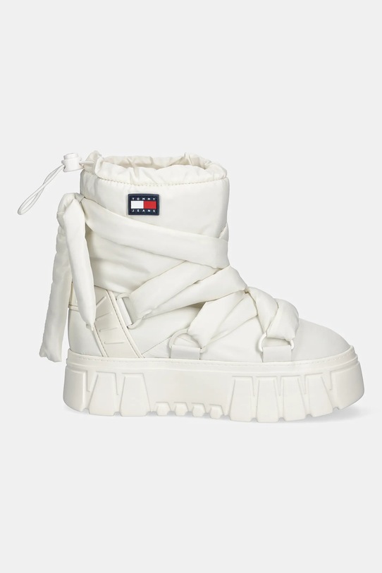 Tommy Jeans śniegowce TJW CHUNKY SNOW BOOT NYLON EN0EN02842 beżowy AW25