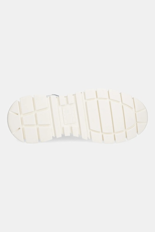 Tommy Jeans sneakersy skórzane TJW VULC FLATFORM LEOPARD EN0EN02858 biały