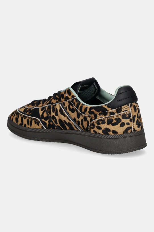 Boty Kožené tenisky Tommy Jeans THE GREENWICH EDGE LEOPARD EN0EN02904 hnědá