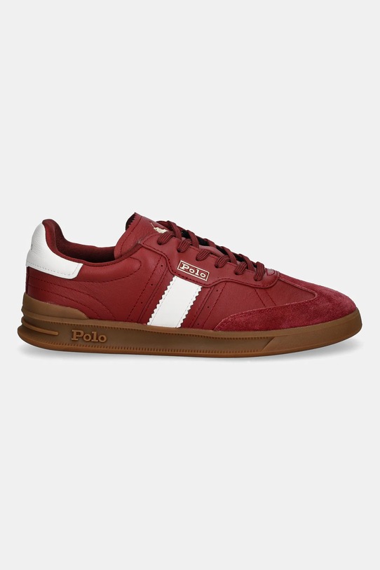 Polo Ralph Lauren sneakersy skórzane Htr Aera 804956688005.600 czerwony AW25