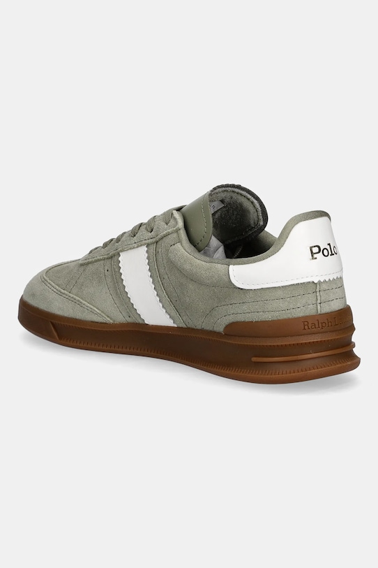 Scarpe Polo Ralph Lauren sneakers in camoscio Htr Aera 804956688009.300 verde