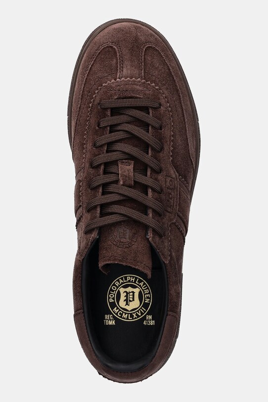 Polo Ralph Lauren sneakersy zamszowe Bedford brązowy 804975536003.201