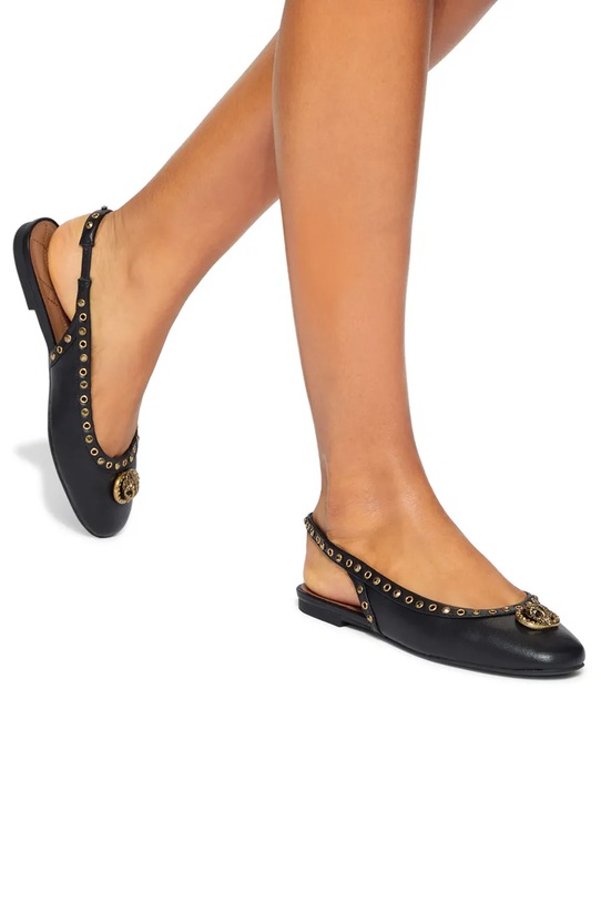 Kurt Geiger London ballerine in pelle Chelsea Ballet Sling 4735100109.BLACK
