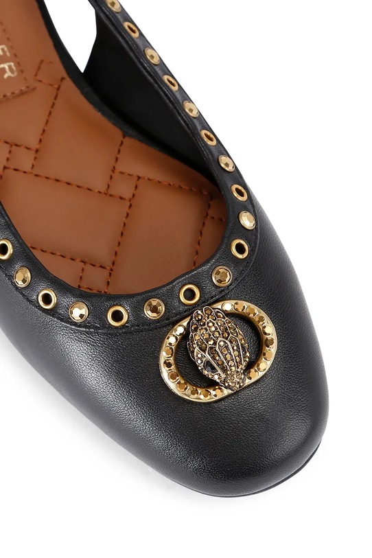 Scarpe Kurt Geiger London ballerine in pelle Chelsea Ballet Sling 4735100109.BLACK nero