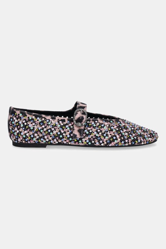 Kurt Geiger London balerini din piele întoarsă Mayfair Ballet Flat 2656357289.PINKCOMB roz AW25