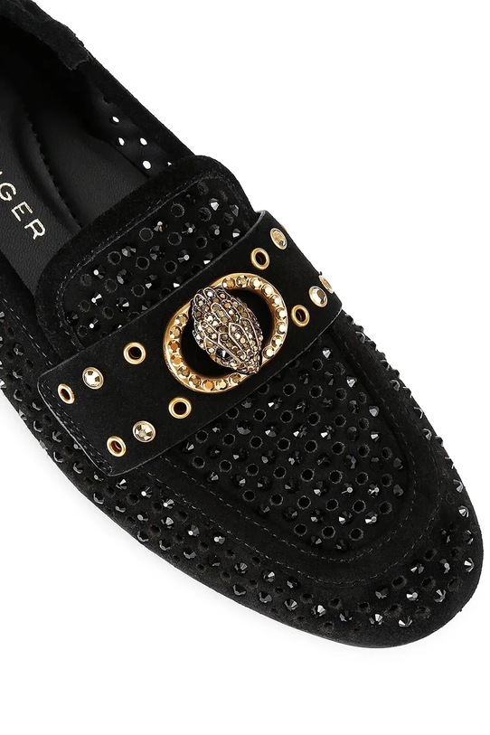 Obuwie Kurt Geiger London mokasyny zamszowe Chelsea Crystal Loafer 4726709209.BLKOTHER czarny