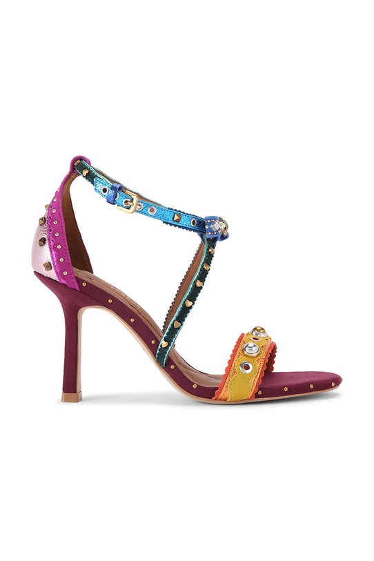 Kurt Geiger London szpilki skórzane Mini Bow Eyelet Sandal 5-8 cm multicolor 4711969109.MULTOTHER