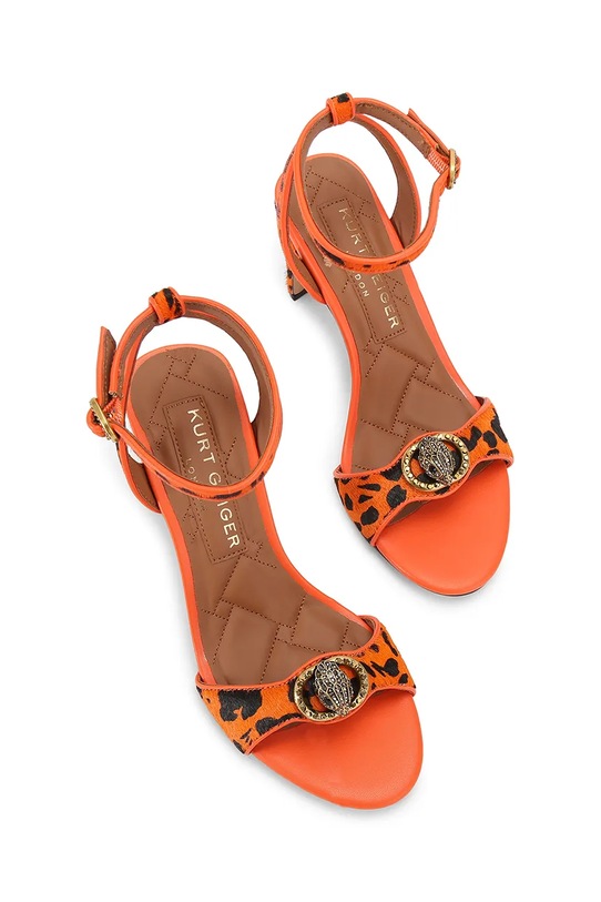Usnjeni sandali Kurt Geiger London Chelsea Sandal 4711591189.ORANGE oranžna AW25