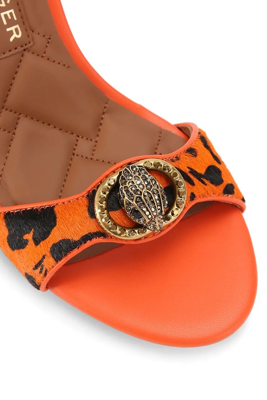 Obutev Usnjeni sandali Kurt Geiger London Chelsea Sandal 4711591189.ORANGE oranžna
