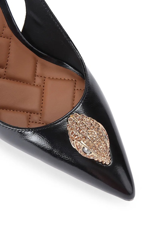 Obuwie Kurt Geiger London szpilki skórzane Belgravia High Sling 3422800309.BLACK czarny