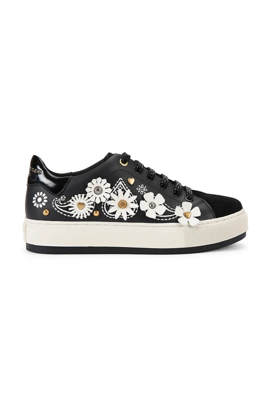Superge Kurt Geiger London Laney Flower Platforma črna 4367905109.BLKCOMB