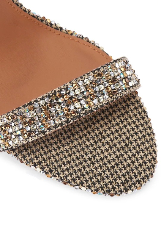 Obuwie Kurt Geiger London szpilki Perspex Heel Sandal 4726940609.BEIGE złoty
