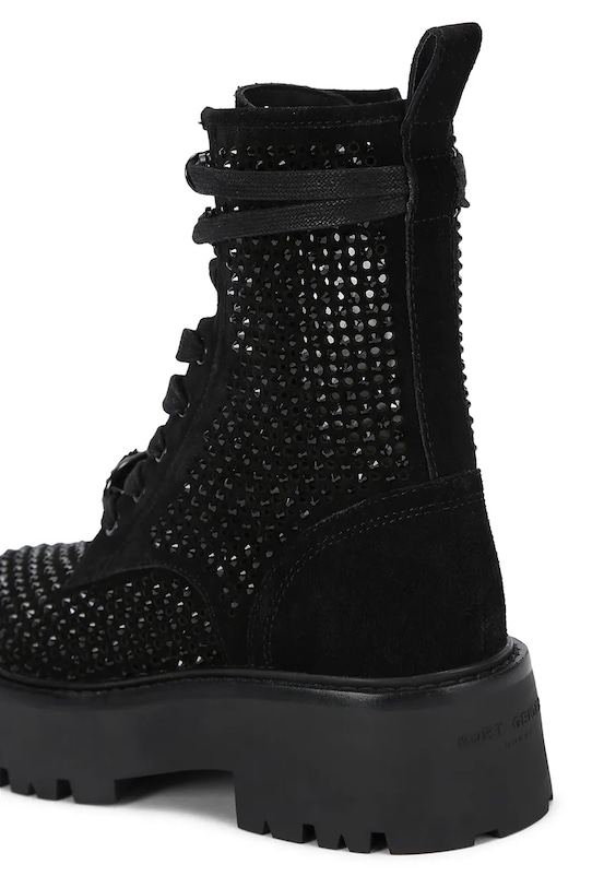 Kurt Geiger London bocanci din piele întoarsă Chelsea Perf Boot Drench negru 4747900209.BLACK