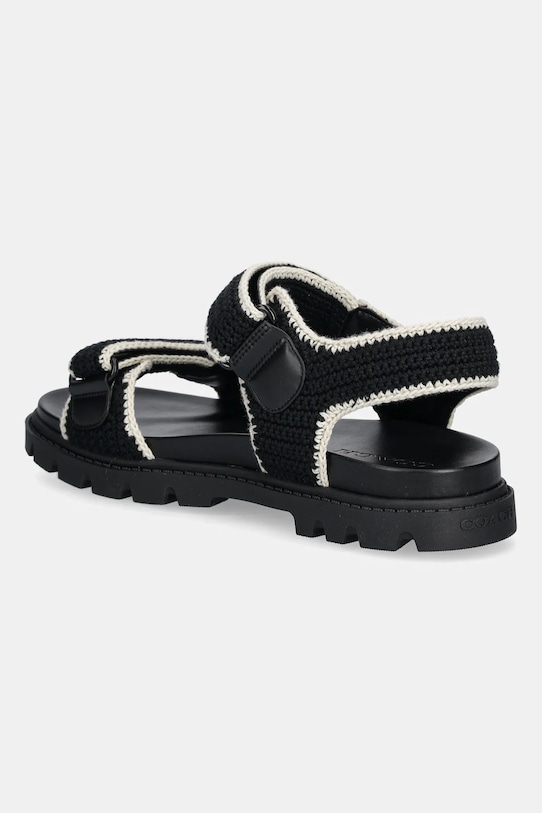 Încălțăminte Coach sandale Brynn Crochet Sandal CBO18.L77 negru