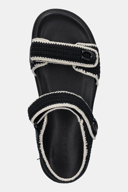 Coach sandale Brynn Crochet Sandal negru CBO18.L77