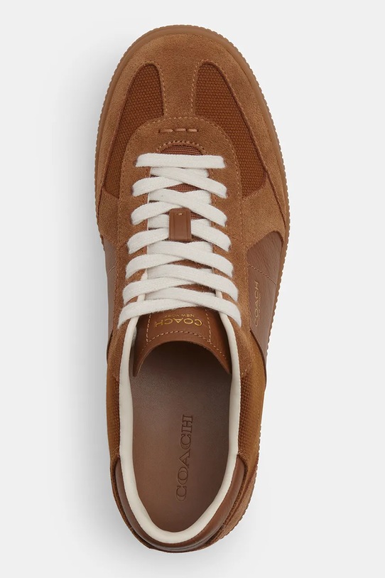 Usnjene superge Coach Ellis Sneaker rjava CBX21.Y2G