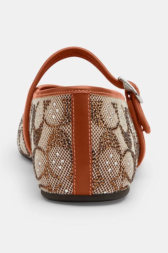 Παπούτσια Μπαλαρίνες Coach Sculpted C Soft Mary Jane CBP01.BAR καφέ