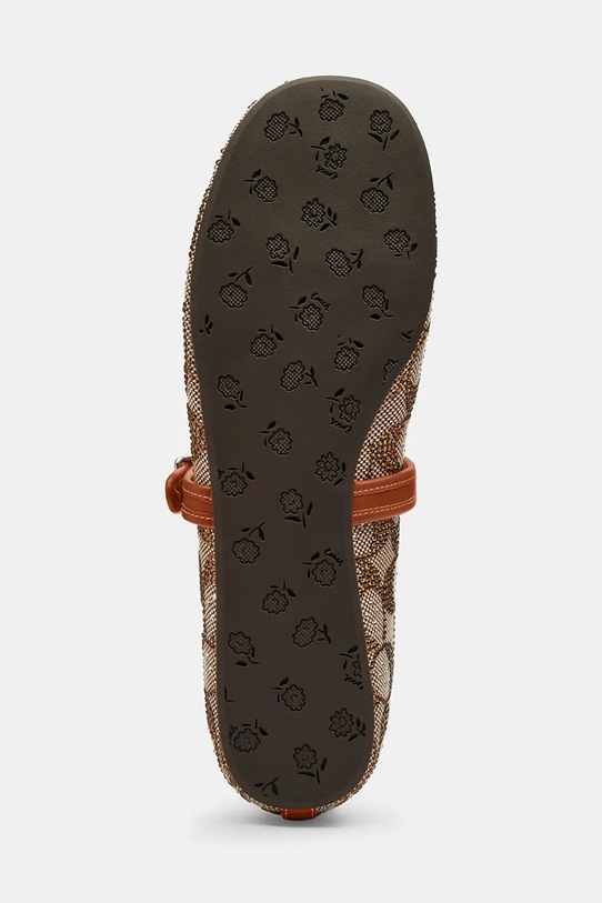 Μπαλαρίνες Coach Sculpted C Soft Mary Jane CBP01.BAR καφέ