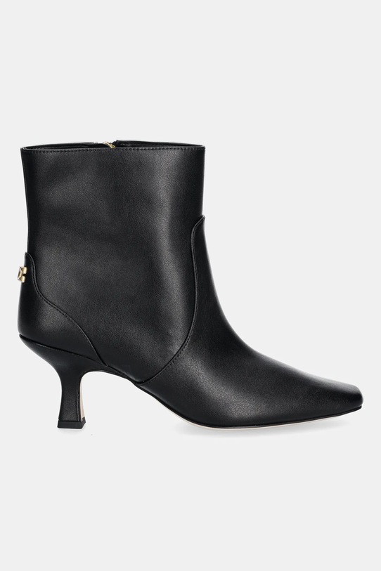 Δερμάτινες μπότες Coach Sculpted C Kitten Heel Leather Bootie CBP25.BLK μαύρο AW25