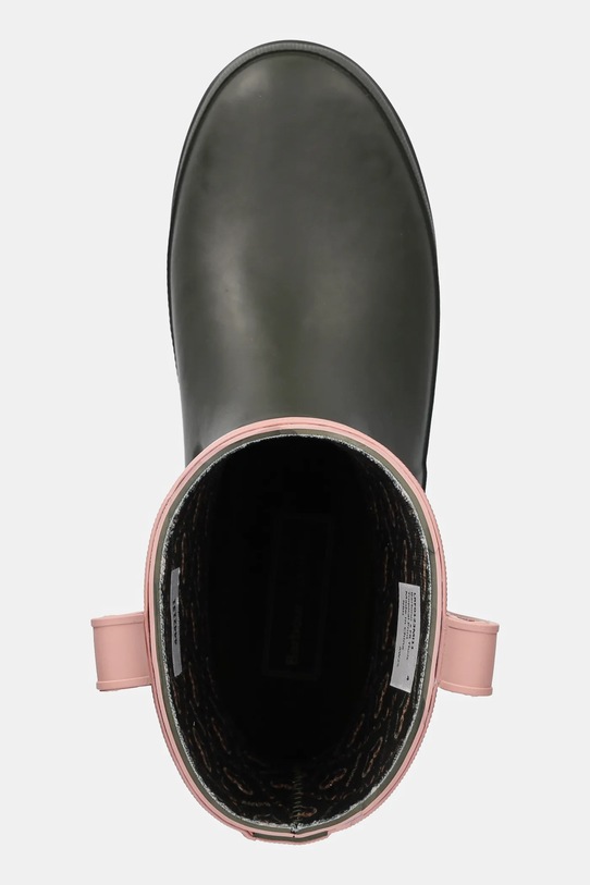 Barbour kalosze Barbour x Farm Rio Thais Short Welly zielony LRF0123MI11