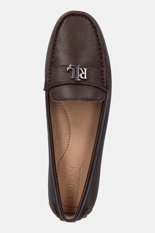 Lauren Ralph Lauren mokasyny skórzane Barnsbury brązowy 802942768016.200