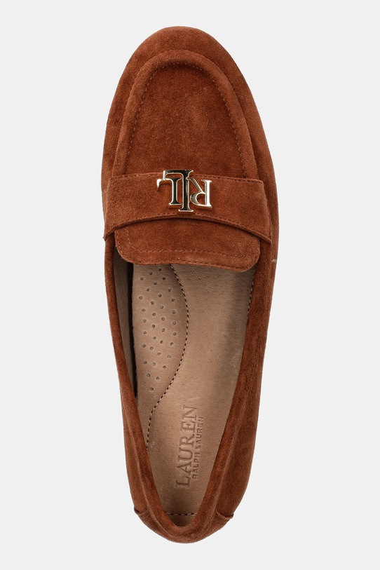 Μοκασίνια σουέτ Lauren Ralph Lauren Averi III καφέ 802946809014.200
