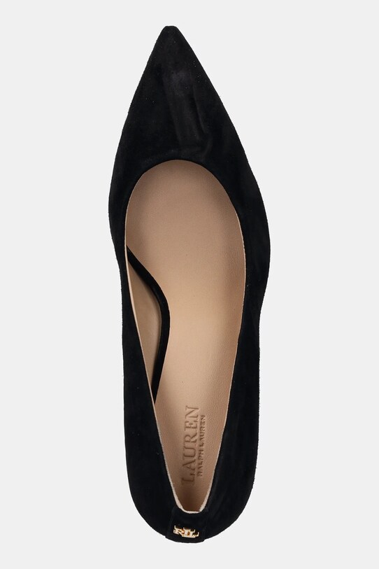 Lauren Ralph Lauren czółenka zamszowe Lanette Blkh czarny 802967743001.001